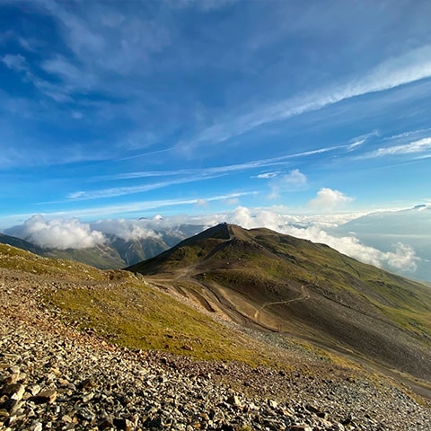 Mountain landscape at Carosello 3000