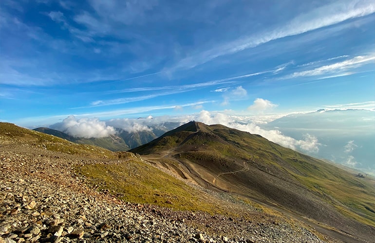 Mountain landscape at Carosello 3000